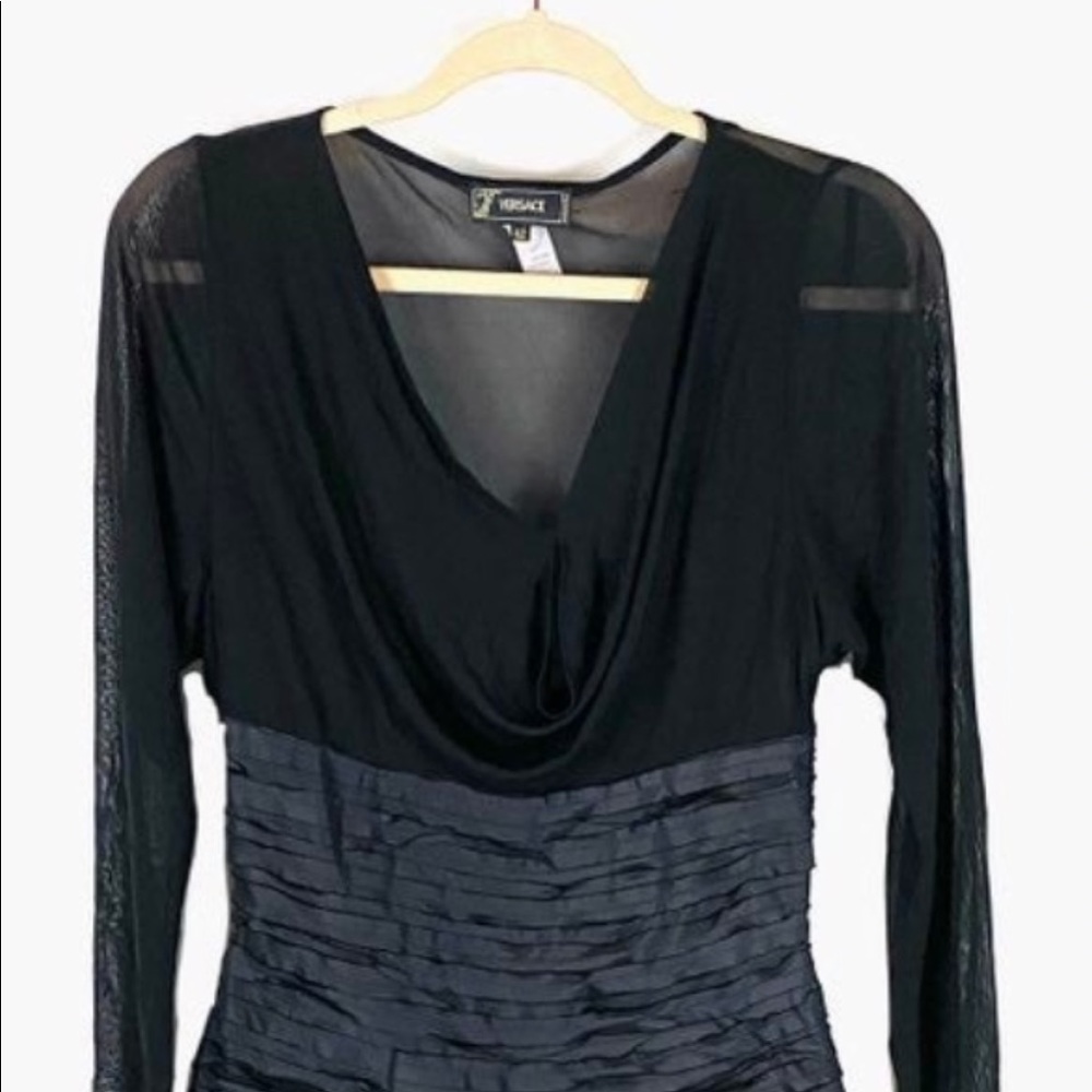 Vintage Gianni Versace meshed top